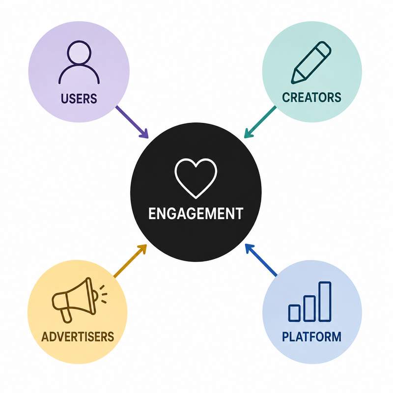 Illustration of engagement and enjoyment