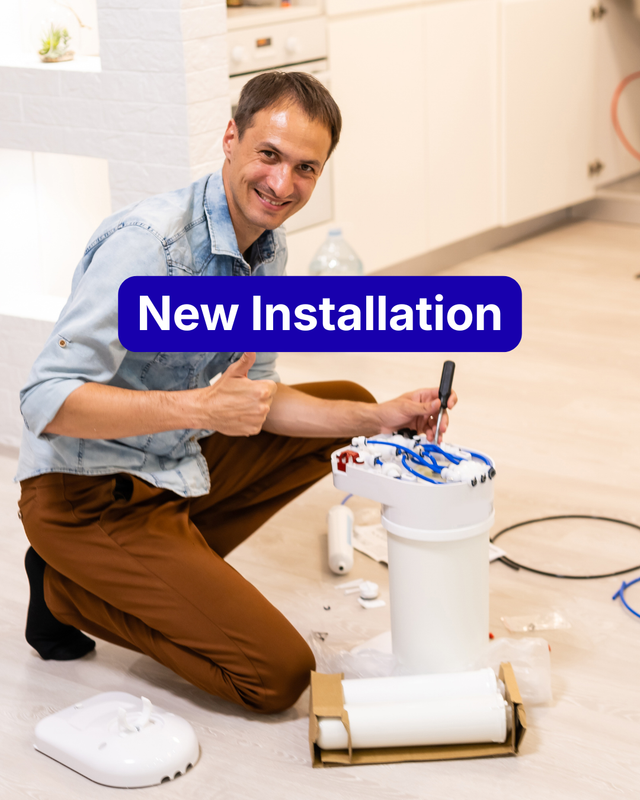 Water purifier installation service