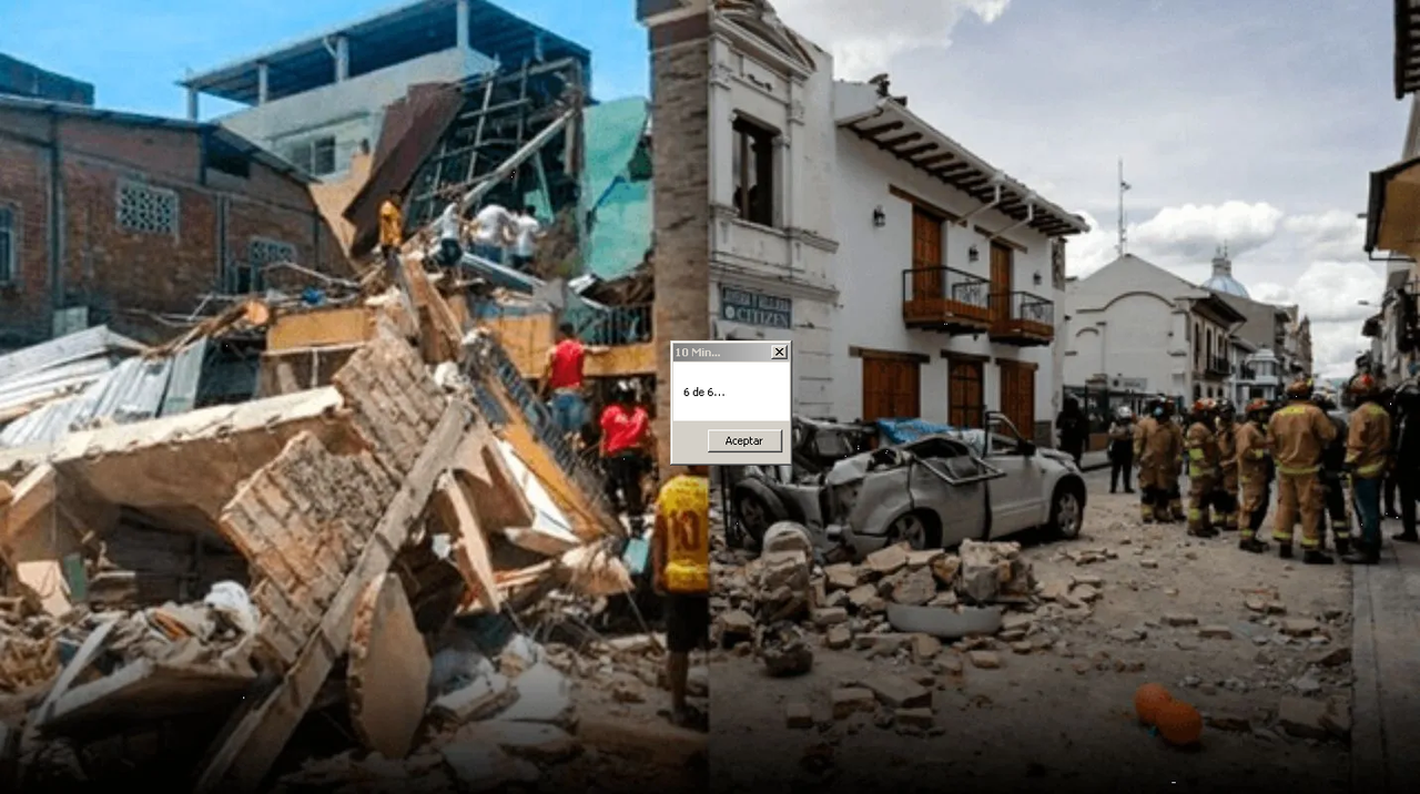 Terremoto en Ecuador deja 13 muertos y 126 heridos
