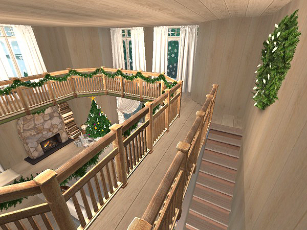 Hellohello: Domy - Stránka 4 Christmas-Chalet-interior-61