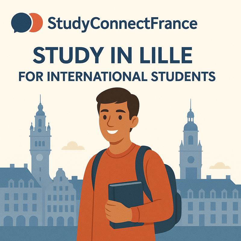 Study in Lille for international students with StudyConnectFrance