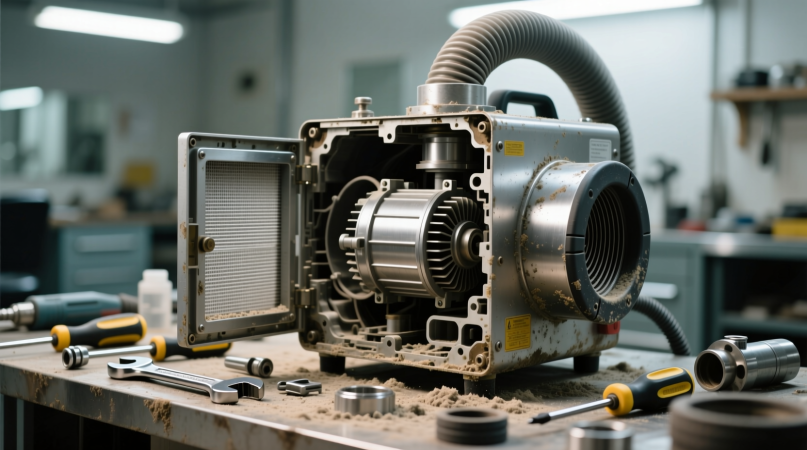 Ремонт экстрактора пыли для маникюра