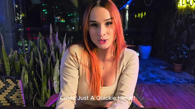 Abella Olsen – COLOMBIAN TEEN has risky PUBLIC SEX with stranger in a restaurant bathroom!