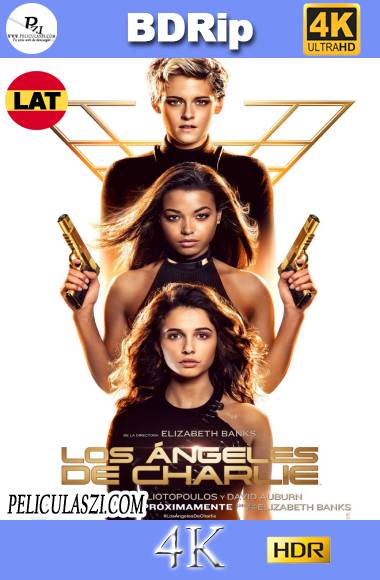 Ángeles de Charlie (2019) UHD BDRip 4K HDR Dual-Latino