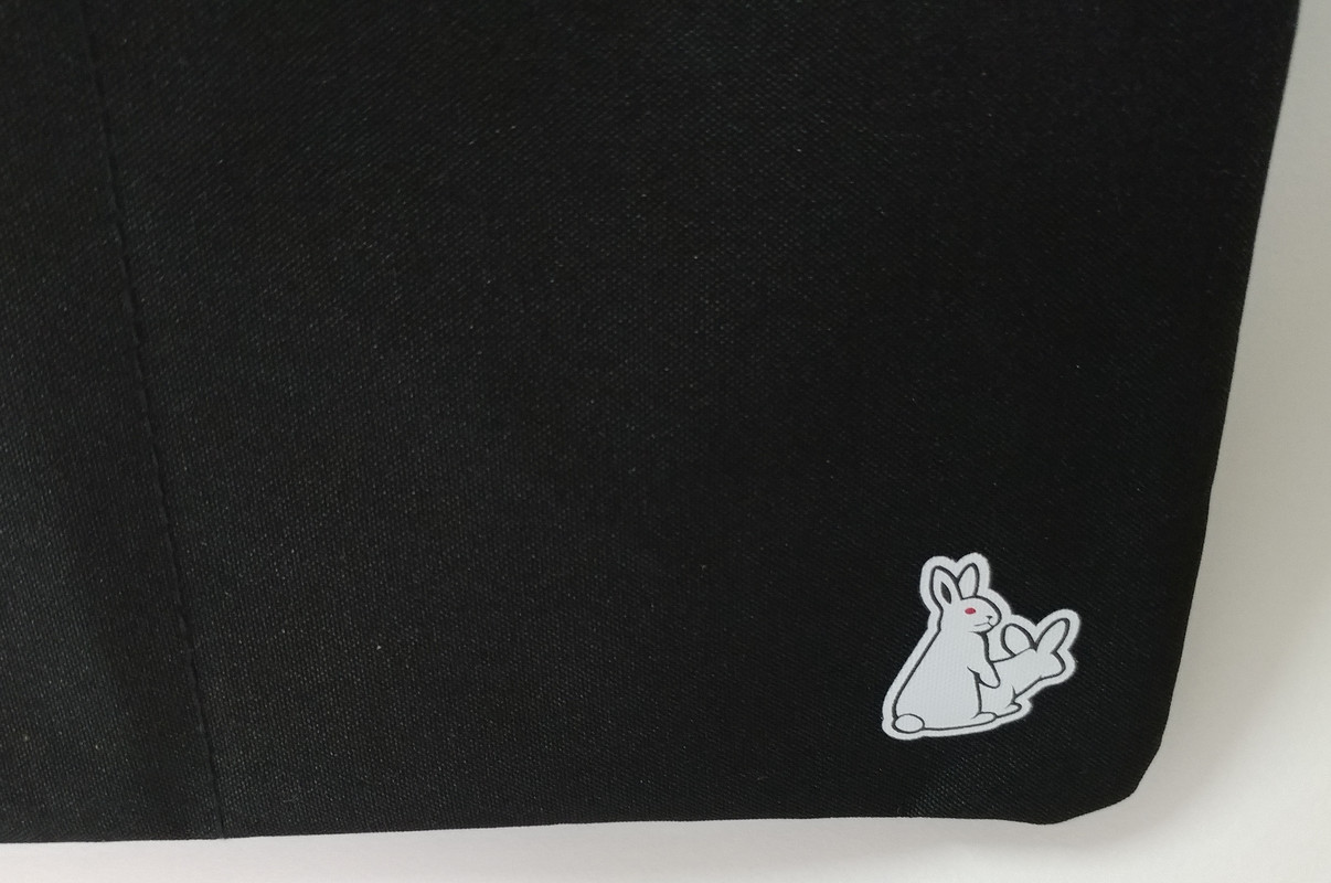 FR2 Fxxking Rabbits LOGO Tape BLACK SACOCHE Cross-Body Shoulder