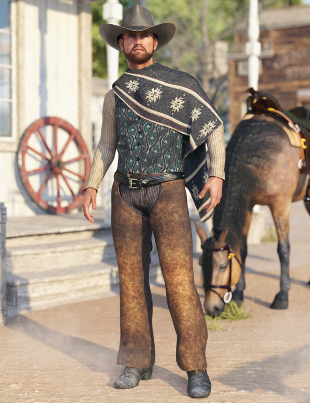 dForce Sunset Rider Outfit for Genesis 8 Male(s) dForce Sunset Rider Outfit for Genesis 8 Male(s)