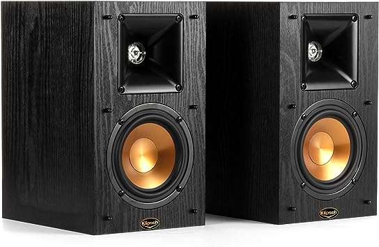 Amazon: Klipsch Synergy Black Label B-100 - Par de Altavoces de estantería Color Negro.