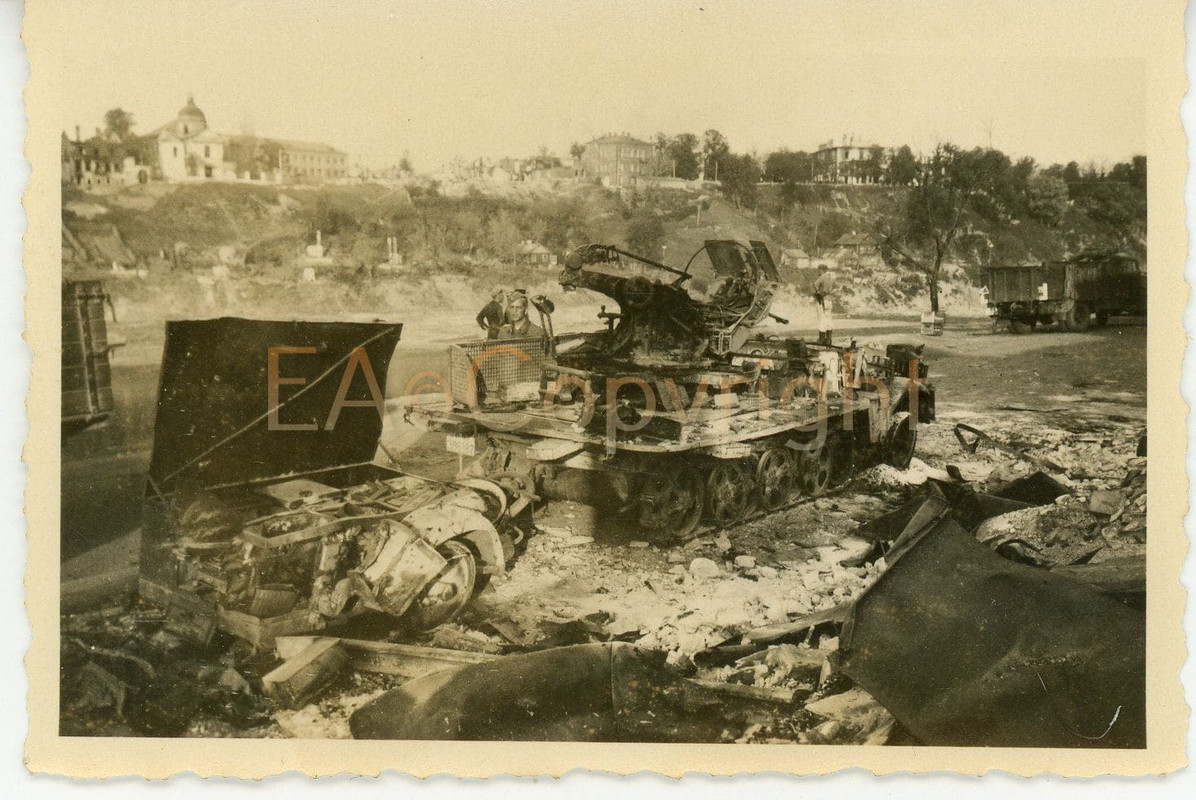Russland Halbkette SPW Sd.Kfz. Kämpfe Foto