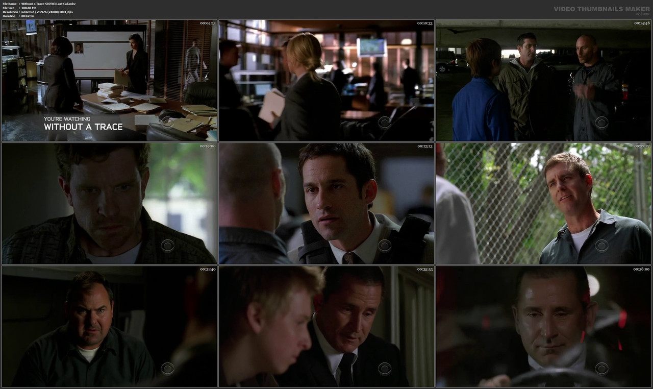 Without a Trace S07E03 Last Call.mkv
