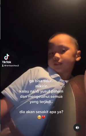 Video Larissa Chou khawatirkan kondisi mental putranya