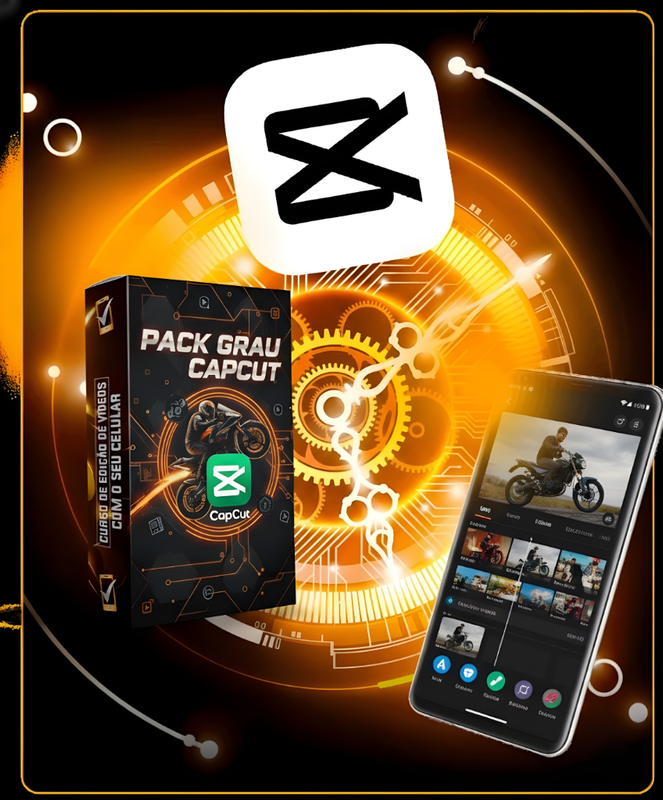 Exemplos de vídeos de grau editados com o pack