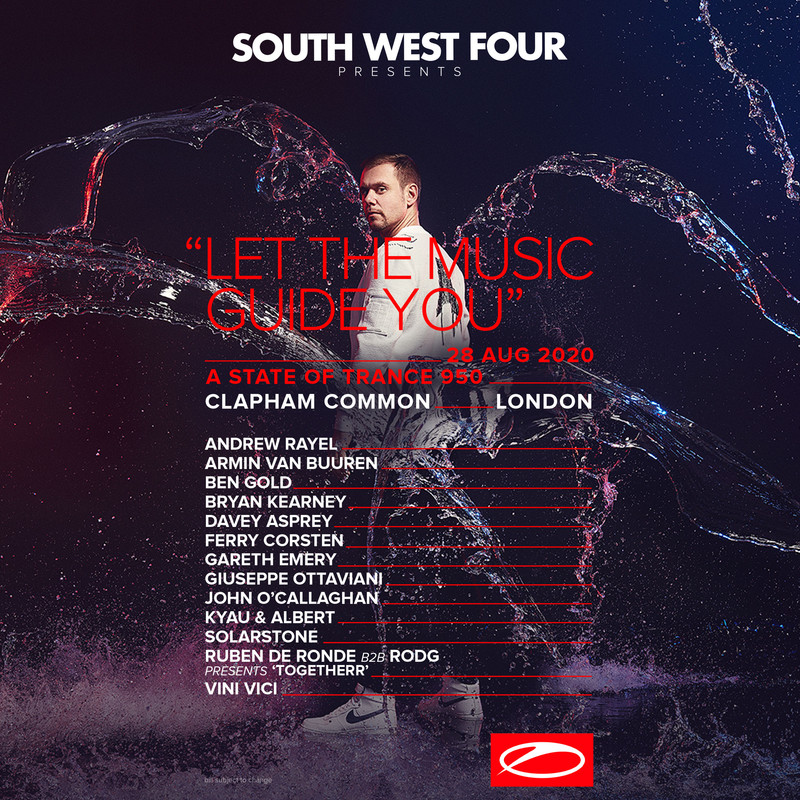 South West Four: AVB's 'A State Of Trance' to command extra festival day