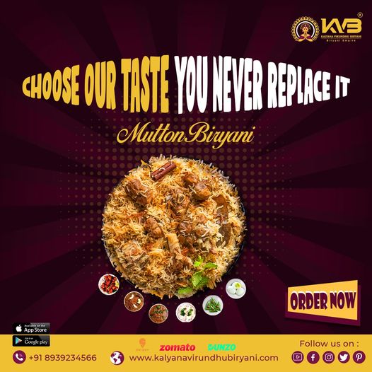 Best Mutton Biryani in Chennai Kalyana Virundhu Biryani — Postimages