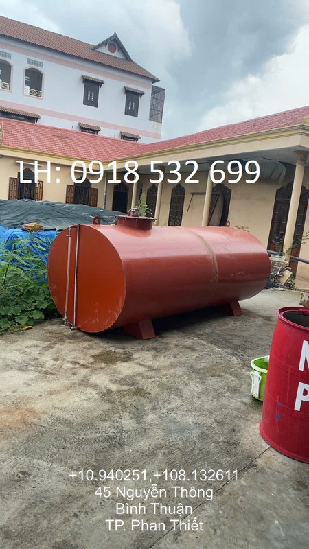 bồn thép chứa dầu 4m3