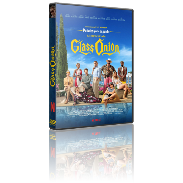 Portada - Puñales por la Espalda: El Misterio de Glass Onion [DVD9 Custom][Pal][Cast/Ing/Ita/Por][Sub:Varios][2022]