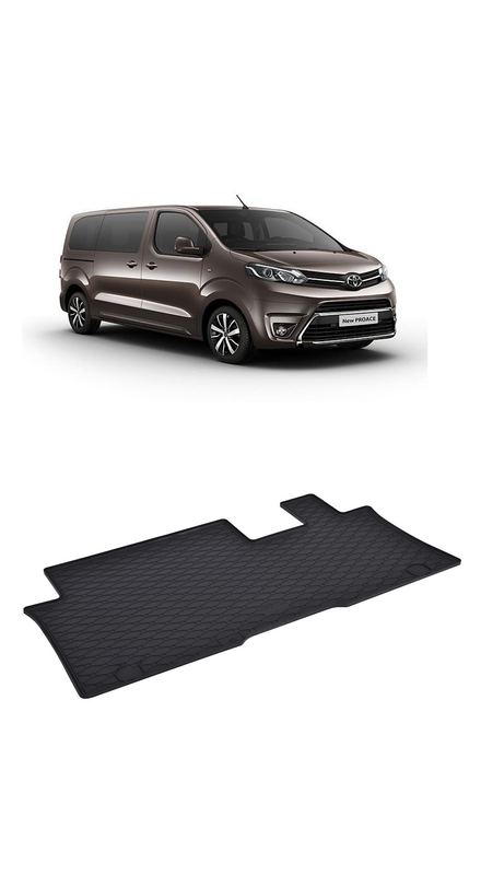 Tavita auto TOYOTA Proace Verso 2016-prezent, protectie portbagaj, Cri-Flo, din cauciuc 100%, compatibil cu autoturismul TOYOTA Proace Verso