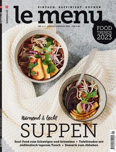 Cover: Le Menu Magazin No 01-02 Januar-Februar 2023