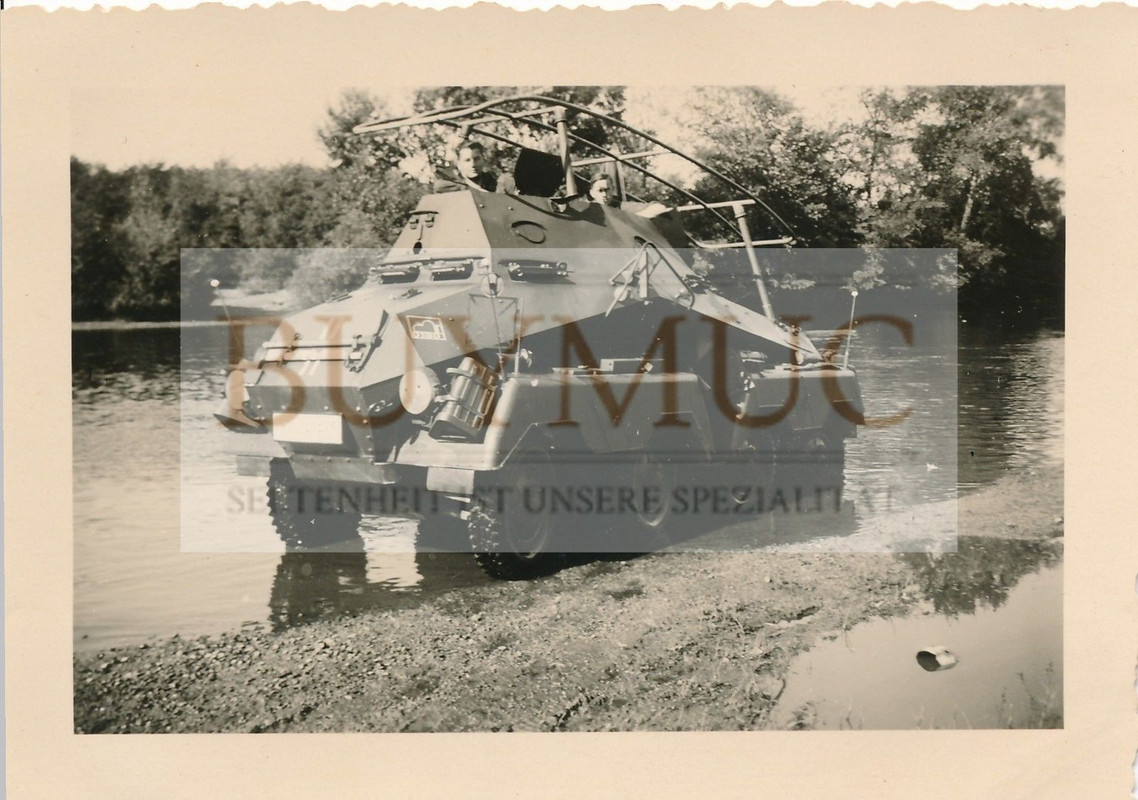 Foto WK2 Panzerspähwagen Sd.Kfz. 232 (6-Rad) Wehrmacht Technik S
