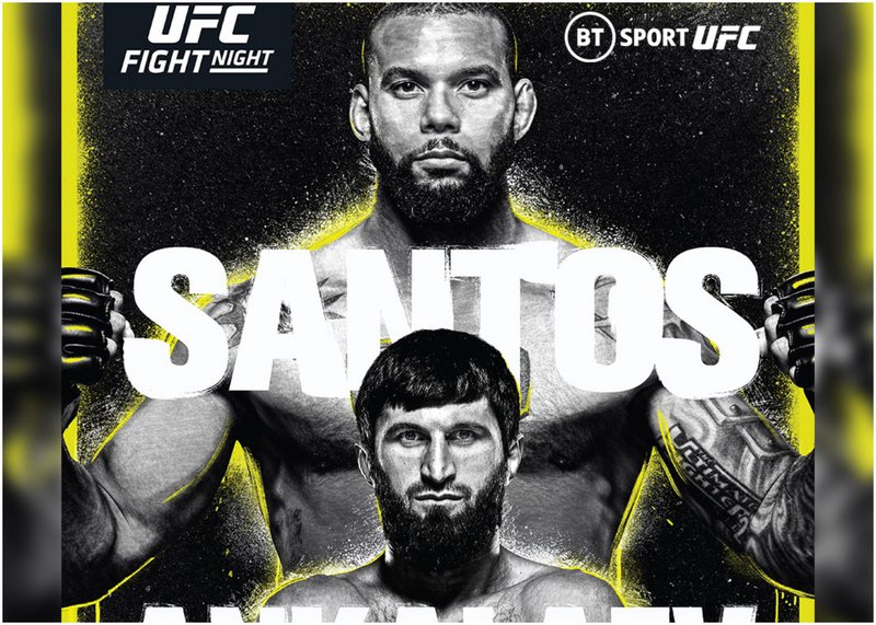 Пуснаха постера за UFC Fight Night: Сантос - Анкалаев