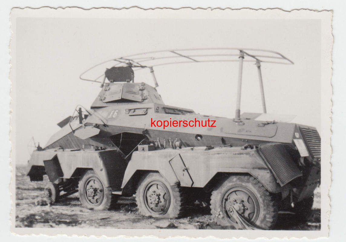 Orig. Foto Wehrmacht Panzer Schützenpanzer SPW K