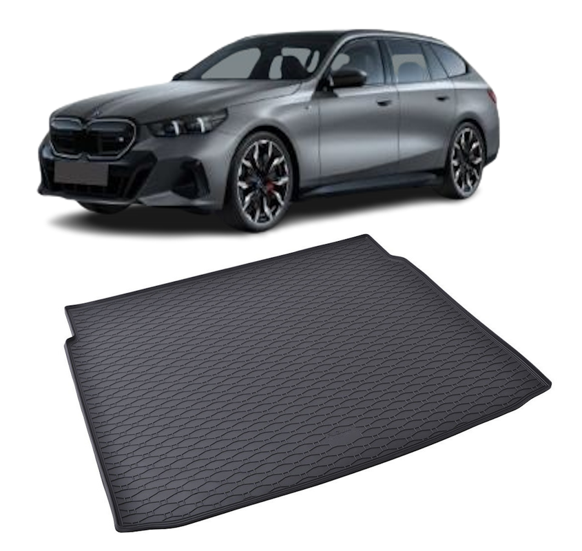 Tavita auto BMW Seria 5 Touring 2024-prezent, protectie portbagaj, Cri-Flo, din cauciuc 100%, compatibil cu autoturismul BMW Seria 5 Touring