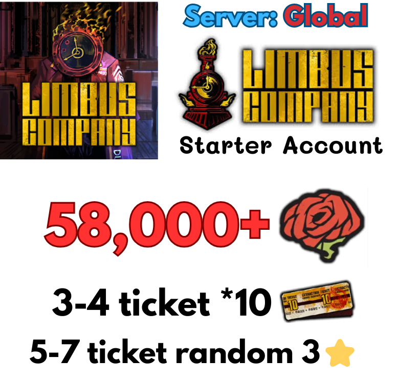 [Global] Limbus Company reroll starter account loại Basic 