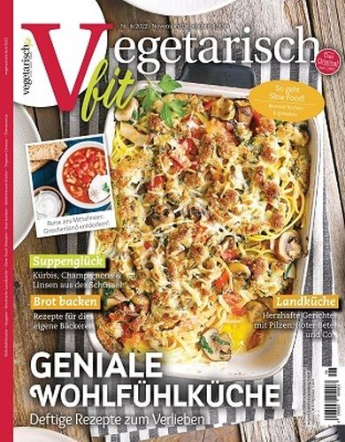 Cover: Vegetarisch fit Magazin November-Dezember No 06 2022