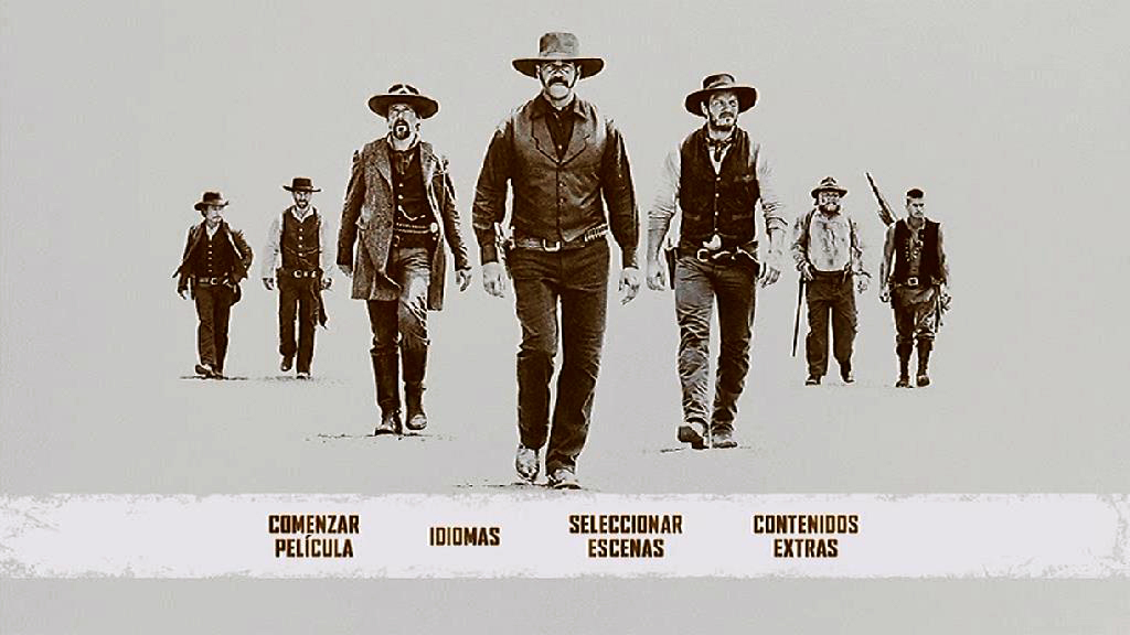 THE MAGNIFICENT SEVEN MENU - Los siete magníficos [2016] [Western, acción] [DVD9] [PAL] [Leng. ESP/ITA/FRA/ENG] [Subt. Multi]