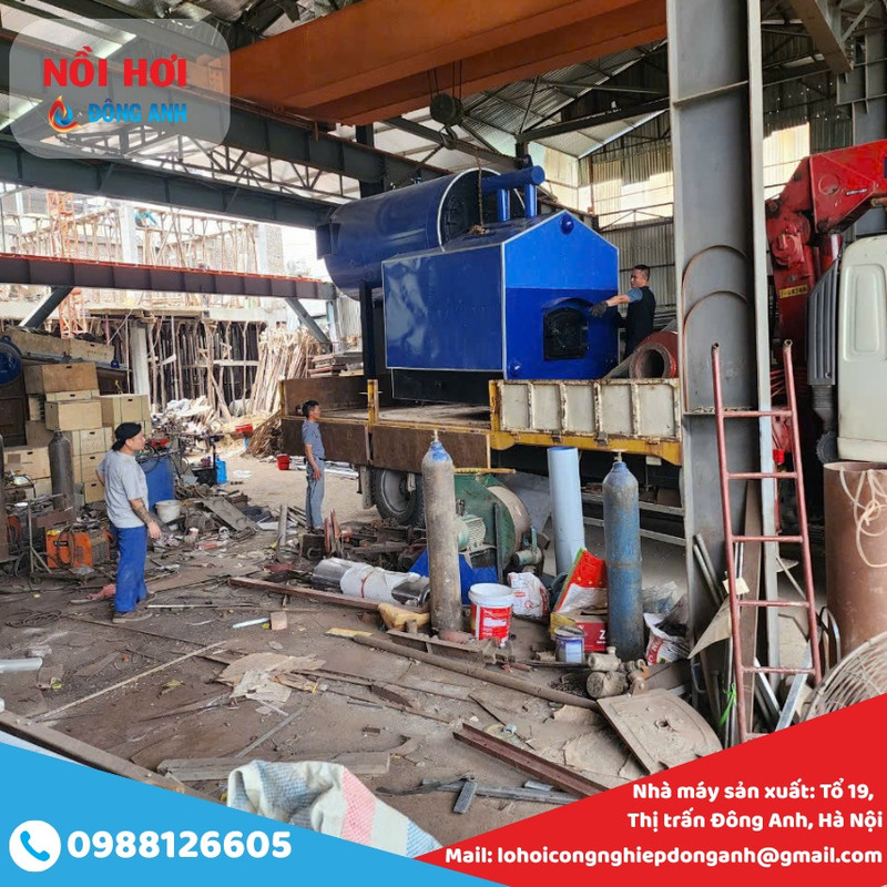nồi hơi đốt than 1000kg