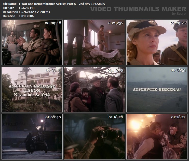 War and Remembrance S01E05 Part 5 - 2nd Nov 1942.mkv