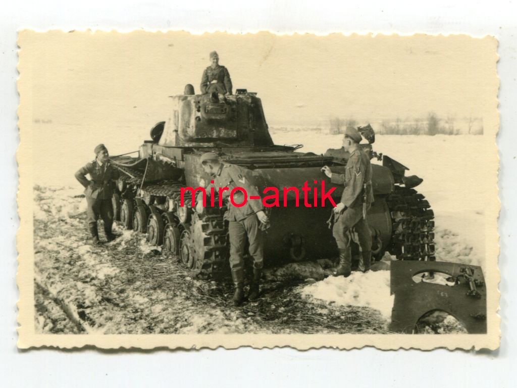 Wehrmacht, zerstörter Panzer, KW-1, Sopowa, Russ