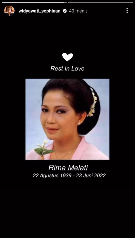 Widyawati berduka