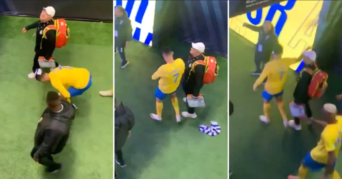 Video viral: Cristiano Ronaldo en el centro de la polémica por un gesto obsceno