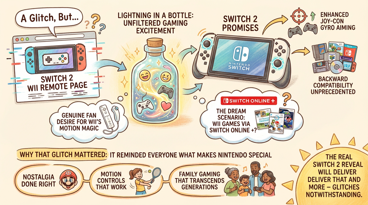 Retro Nintendo Wii gaming console with motion controls