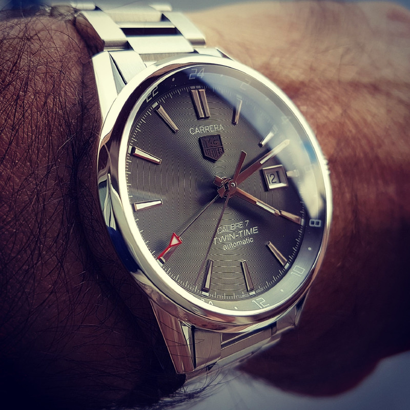 Tag Heuer Carrera Twin Time 41mm Caliber 7 WAR2012620 (2)