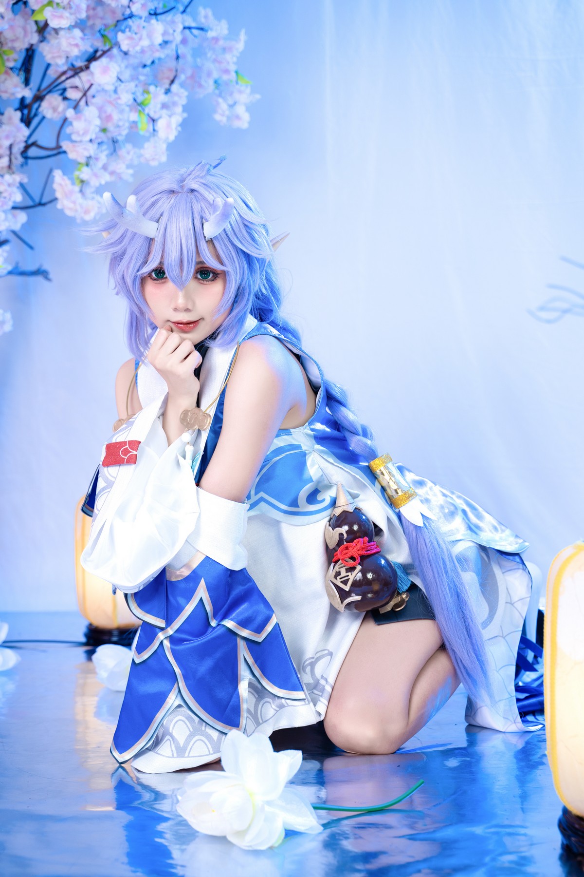 PoppaChan Bailu Cosplay Pack (Honkai Star Rail) – 155 Photos 12 Videos 457MB插图8