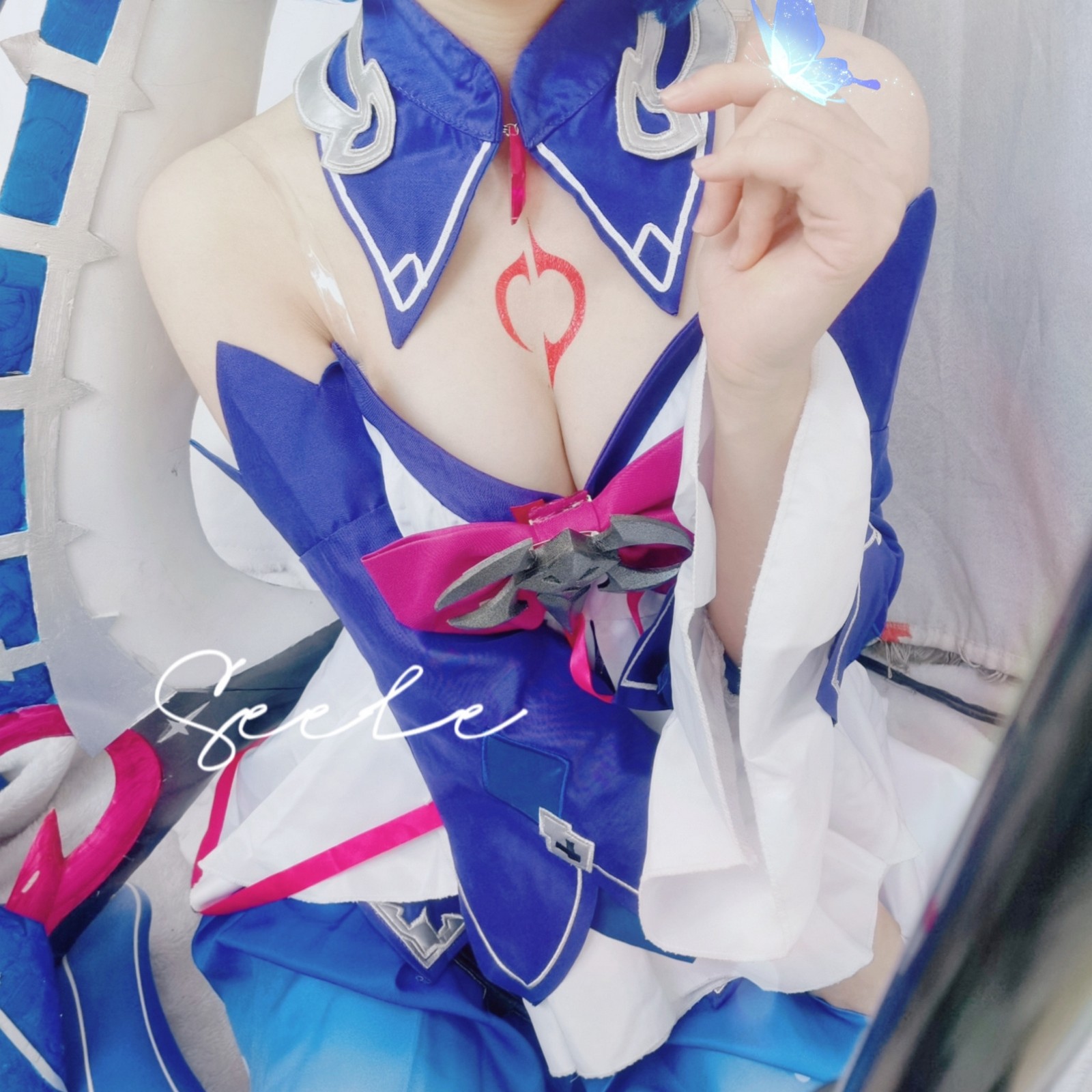 Seele麦麦希儿幻海梦蝶写真集｜梦幻蓝色系高清图集（168P-229.3M）插图7