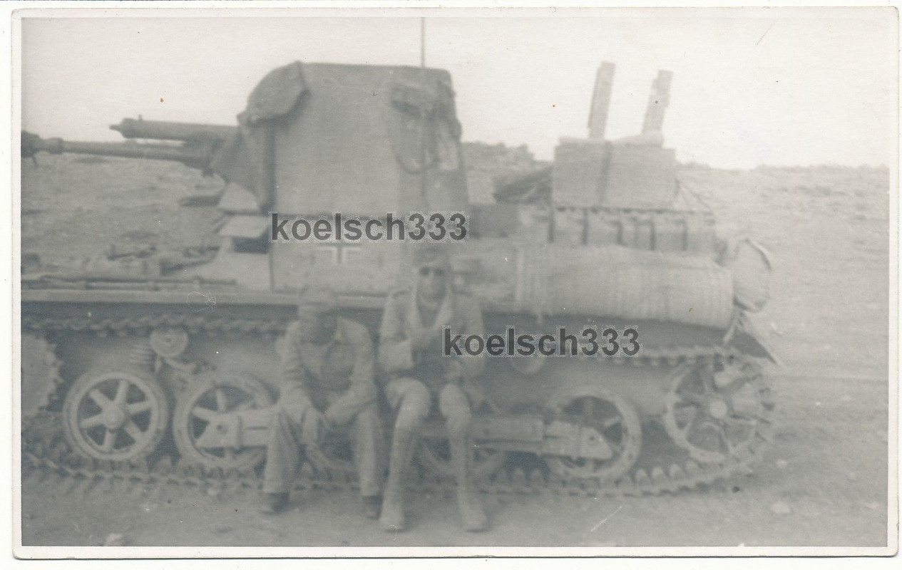 Foto Afrika Korps Konvolut 3x Panzerjäger I Panz