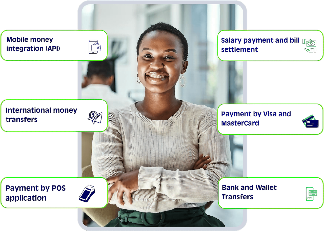 Mobile Money transfer illustration