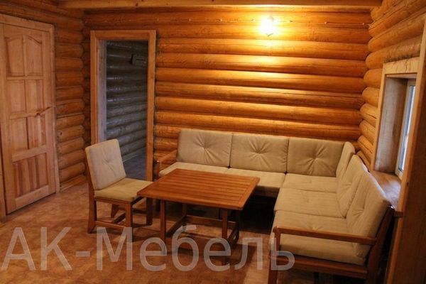 Деревянная мебель для бани Деревянная мебель для бани