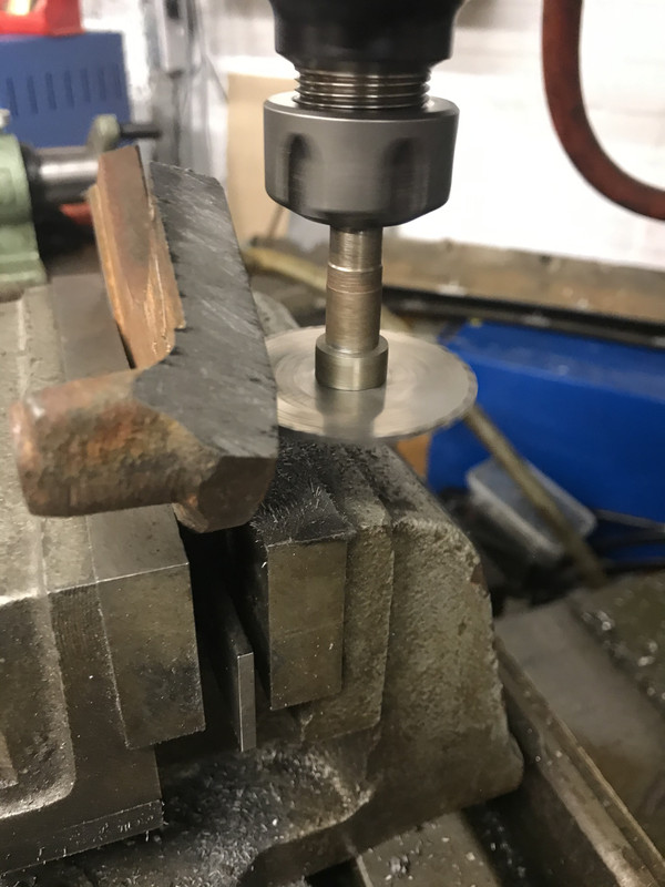 Grinding practice on scrap cast iron