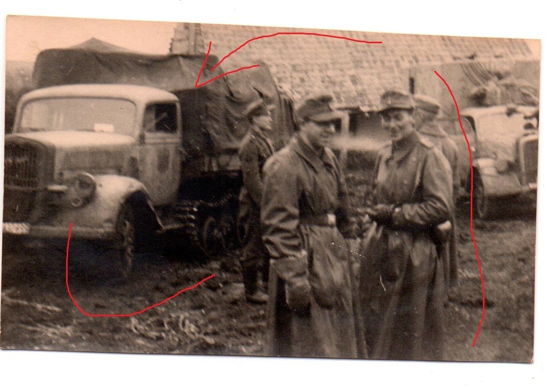 Foto Soldat GD Großdeutschland Litauen MG-42 Ein