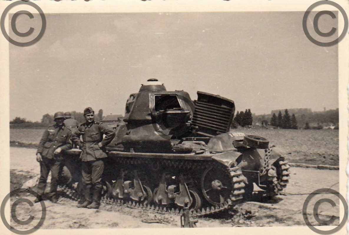 Foto, mittlerer französischer Panzer, Frankreich