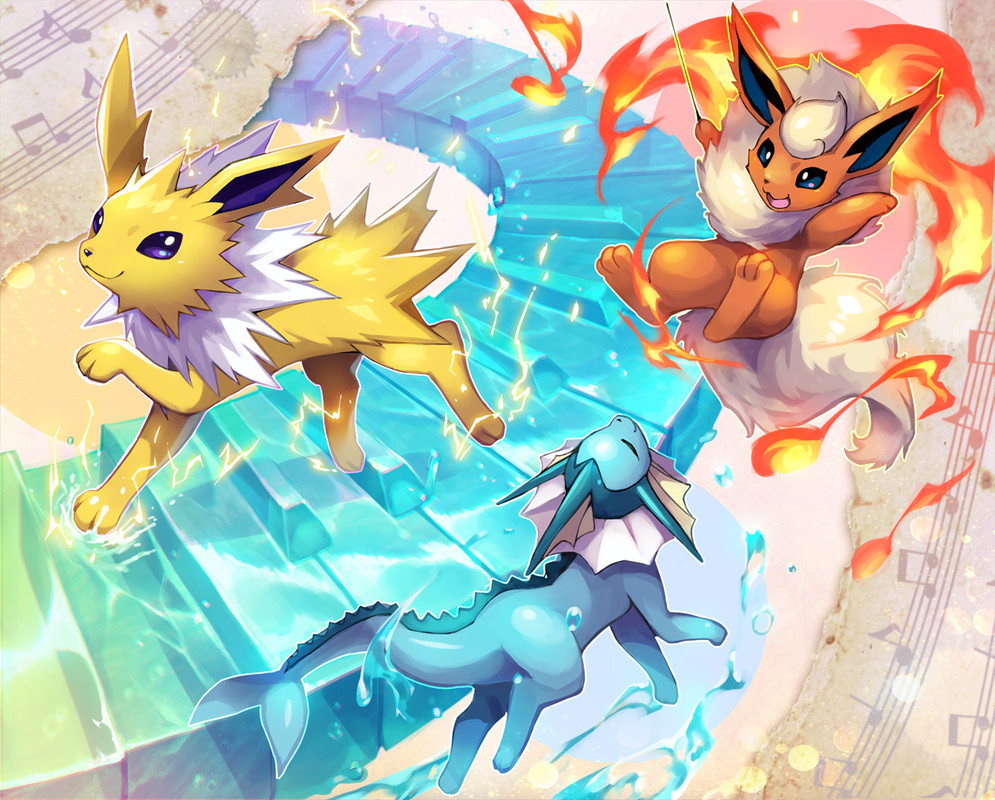 vaporeon-flareon-and-jolteon-pokemon-dra
