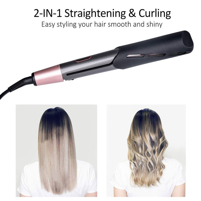 2 in one twist straightening curling iron