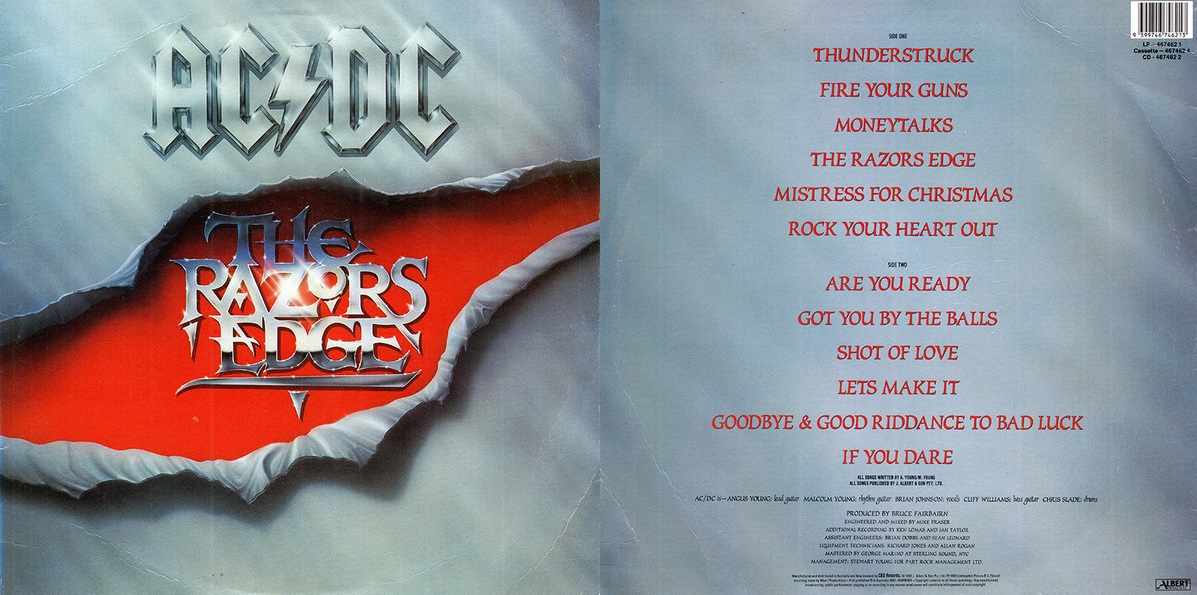 AC/DC - The Razors Edge (1990) - appreciation thread | Steve Hoffman ...