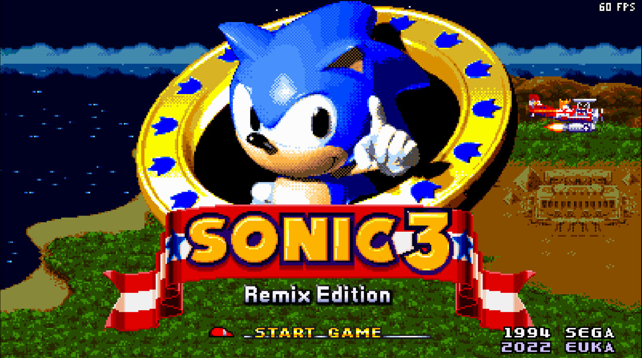 Remixed Sonic In Sonic 3 [Sonic 3 A.I.R.] [Mods]