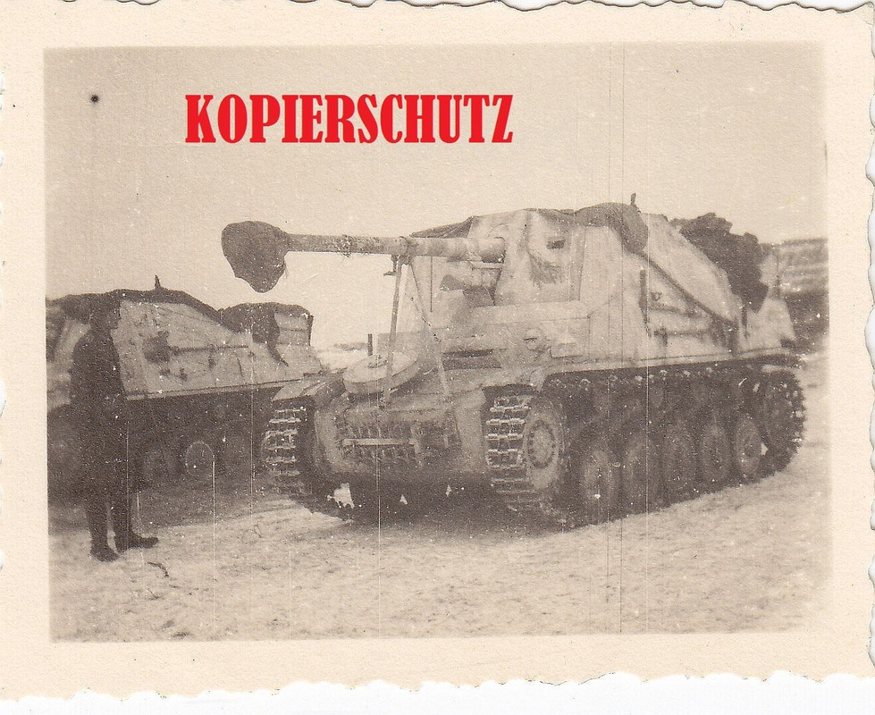 Panzerjäger Marder II Wintertarng weiß gekalkt S