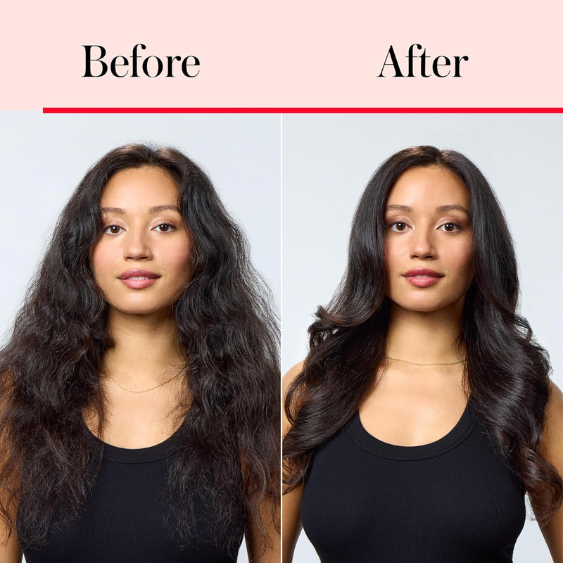 Detalle de las cerdas y el cabezal del cepillo Revlon con tecnología de cerámica y titanio.