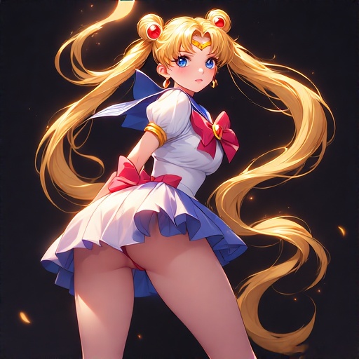 Sailor-Moons-in-very-short-ski-34